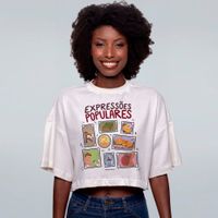 CROPPED OVERSIZED OFF WHITE - EXPRESSÕES POPULARES
