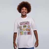 CAMISETA OVERSIZED OFF WHITE - EXPRESSÕES POPULARES