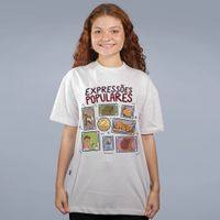 CAMISETA OVERSIZED OFF WHITE - EXPRESSÕES POPULARES