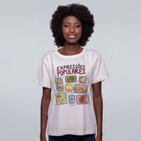 CAMISETA OFF WHITE - EXPRESSÕES POPULARES