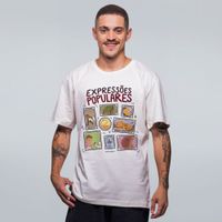 CAMISETA OFF WHITE - EXPRESSÕES POPULARES