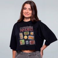 CROPPED OVERSIZED PRETO - EXPRESSÕES POPULARES