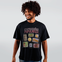 CAMISETA OVERSIZED PRETA - EXPRESSÕES POPULARES