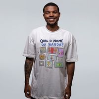 CAMISETA OVERSIZED OFF WHITE - QUAL O NOME DA BANDA