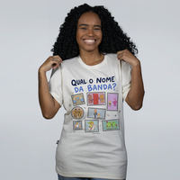 CAMISETA OFF WHITE - QUAL O NOME DA BANDA