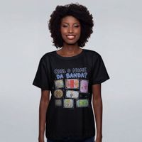 CAMISETA PRETA - QUAL O NOME DA BANDA