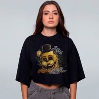 CROPPED OVERSIZED PRETO - AQUELE QUE OBSERVA