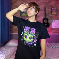 CAMISETA PRETA - ROLÊ ESPACIAL