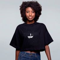 CROPPED OVERSIZED PRETO - DERIVA