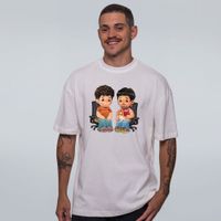 CAMISETA OFF WHITE - MATHEUS E GUIGO