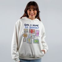 MOLETOM OFF WHITE - QUAL O NOME DA BANDA