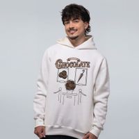 MOLETOM OFF WHITE - CHOCOLATE
