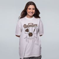 CAMISETA OVERSIZED OFF WHITE - CHOCOLATE