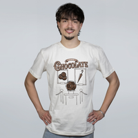 CAMISETA OFF WHITE - CHOCOLATE