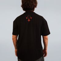 CAMISETA OVERSIZED PRETA - ERGA-SE