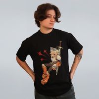 CAMISETA OVERSIZED PRETA - ERGA-SE