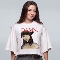 CROPPED OVERSIZED OFF WHITE - MOGGED