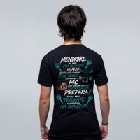 CAMISETA PRETA - MENDRAKE NA VOZ