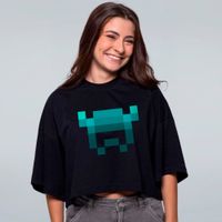 CROPPED OVERSIZED PRETO - MENDRAKE NA VOZ