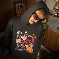 MOLETOM PRETO - HOJE NÃO AMIGO