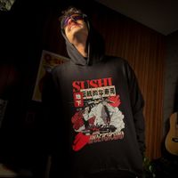 MOLETOM PRETO - SUSHI UNDERGROUND