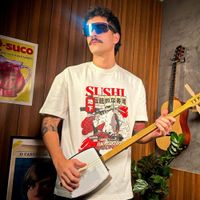 CAMISETA OVERSIZED OFF WHITE - SUSHI UNDERGROUND