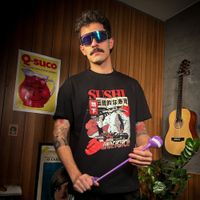 CAMISETA OVERSIZED PRETA - SUSHI UNDERGROUND