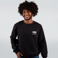 MOLETOM BÁSICO PRETO - ALTO EM FOFURA