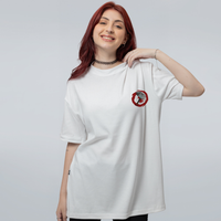 CAMISETA OVERSIZED OFF WHITE - GHANOR
