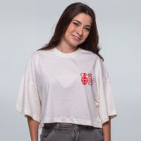 CROPPED OVERSIZED OFF WHITE - OZOB