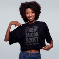 CROPPED OVERSIZED PRETO - ROBERT FALCON