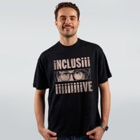 CAMISETA OVERSIZED PRETA - INCLUSIVE