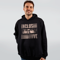 MOLETOM PRETO - INCLUSIVE