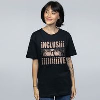 CAMISETA PRETA - INCLUSIVE