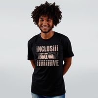 CAMISETA PRETA - INCLUSIVE