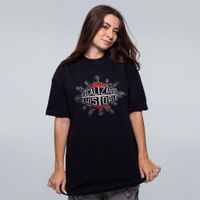 CAMISETA OVERSIZED PRETA - VOGALIZANDO