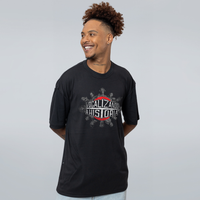 CAMISETA OVERSIZED PRETA - VOGALIZANDO