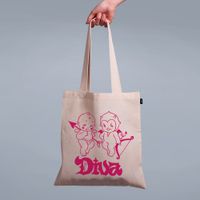 ECOBAG PALHA - ANJINHO E DIABINHO