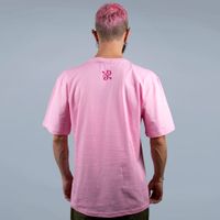 CAMISETA ROSA - ANJINHO E DIABINHO