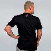 CAMISETA PRETA - ANJINHO E DIABINHO
