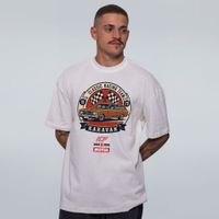 CAMISETA OVERSIZED OFF WHITE - CLASSIC RACING