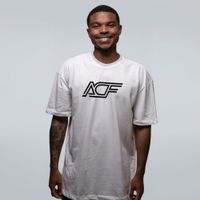 CAMISETA OVERSIZED OFF WHITE - LOGO ACF