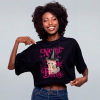 CROPPED OVERSIZED PRETO - NETA DE BRUXA