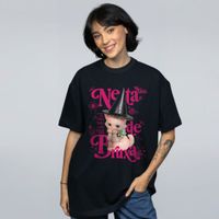 CAMISETA OVERSIZED PRETA - NETA DE BRUXA
