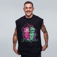 REGATA OVERSIZED PRETA - GATINHOS NO SOFÁ