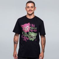 CAMISETA PRETA - GATINHOS CHICLOS