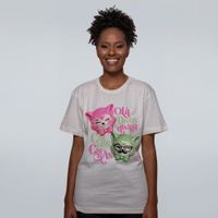 CAMISETA OFF WHITE - GATINHOS CHICLOS