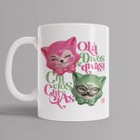 CANECA BRANCA - GATINHOS CHICLOS