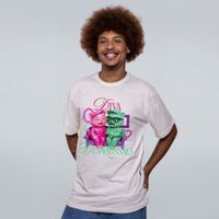 CAMISETA OFF WHITE - GATINHOS NO SOFÁ