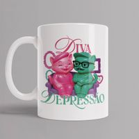 CANECA BRANCA - GATINHOS NO SOFÁ